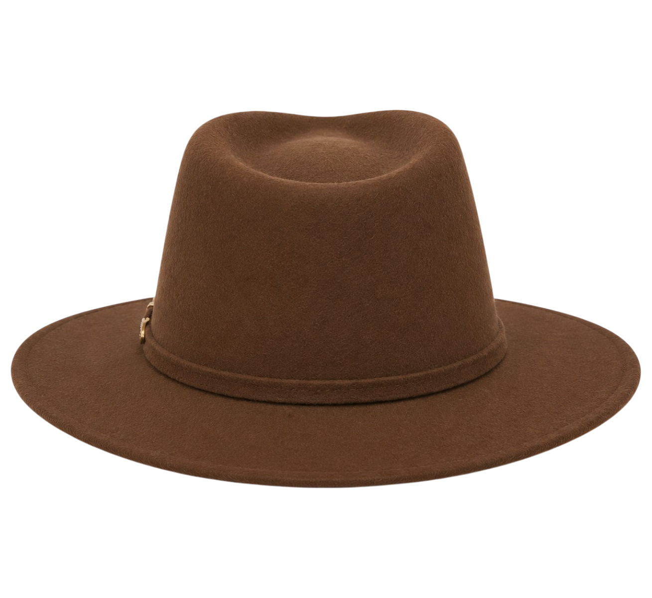 Coronado Hat Company Premium Brown Wide Brim Western Cowboy Hat with Buckle Band